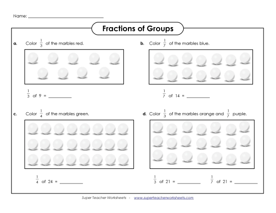 Fraction of Groups: Marbles (Intermediate)