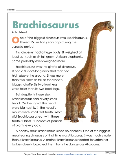 Brachiosaurus