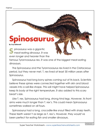 Spinosaurus