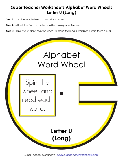 Long U - Word Wheel