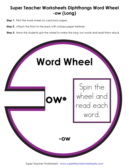 Long OW - Word Wheel