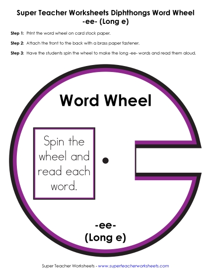 EE -&nbsp; Word Wheel