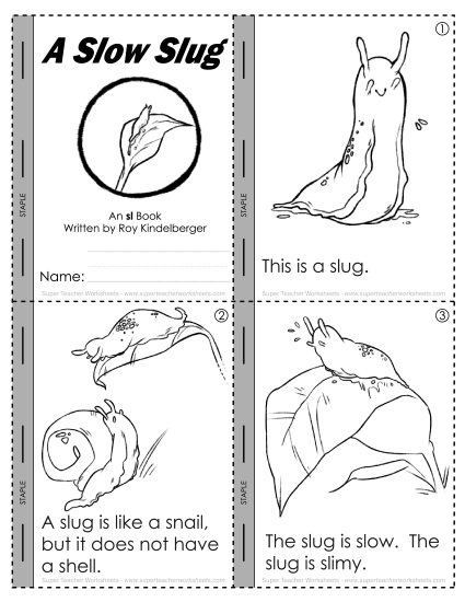 A Slow Slug (Mini-Book)