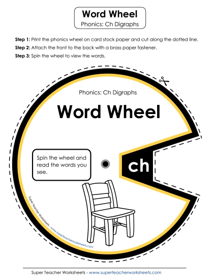 Word Wheel:<br>Words Starting with CH