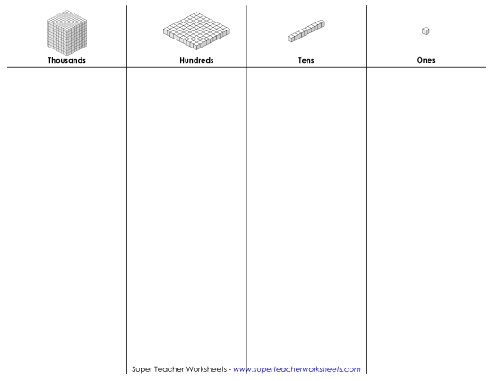 Place Value Mat (4-Digit)
