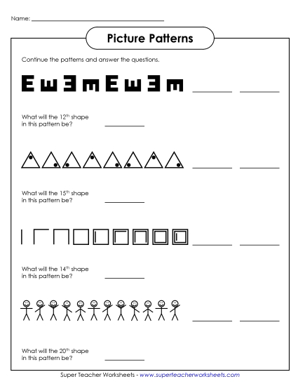 More Intermediate Picture Patterns