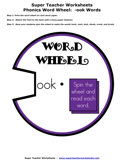 -ook Word Wheel
