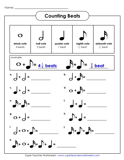Counting Beats (Intermediate)