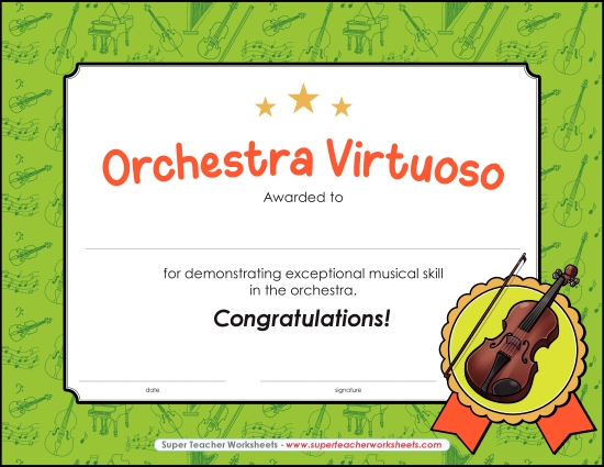 Orchestra Virtuoso Award