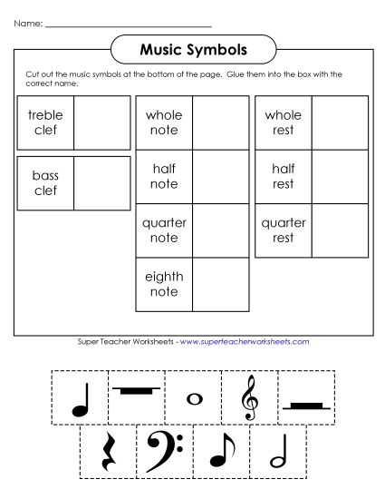 Music Cut-and-Glue (Basic)