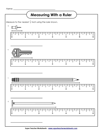 Measuring - Nearest Quarter Inch #1
