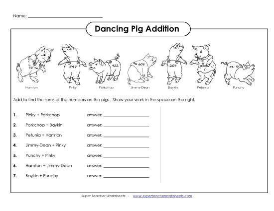 Dancing Pig Addition