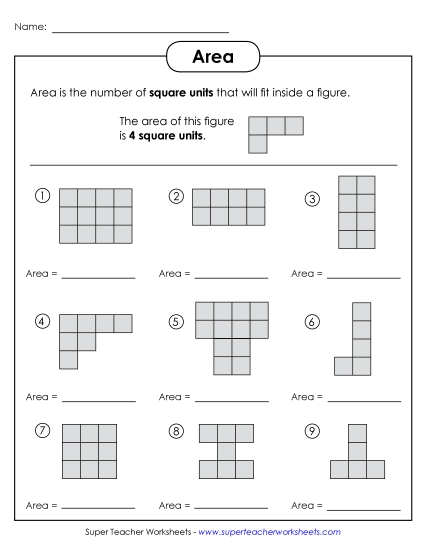 Area: Non-Standard Units #2