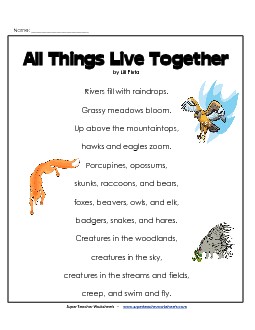Animals Living Together (Poem)