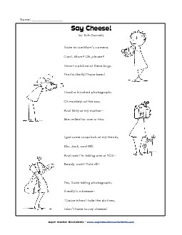 Say Cheese! (Poem)