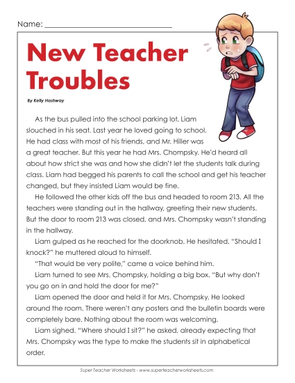 New Teacher Trouble (Fiction)