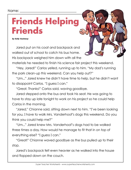 Friends Helping Friends