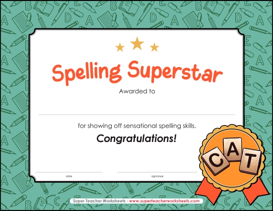 Spelling Super Star