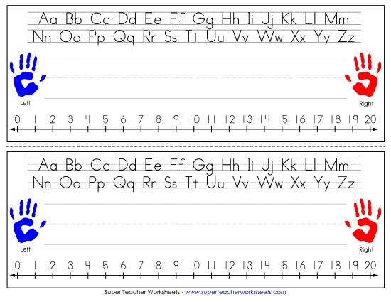 Desk Tag - Printing Letters