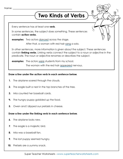 Two Kinds of Verbs  (Basic)