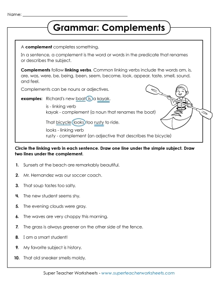 Linking Verbs & Complements (Advanced)