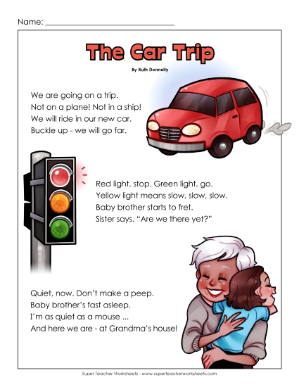 Car Trip (Poem)