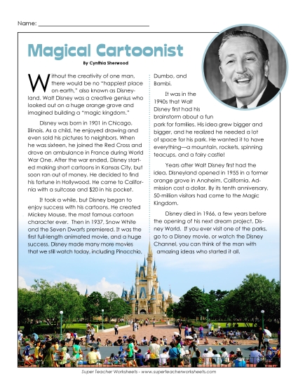 Magical Cartoonist (Biography)