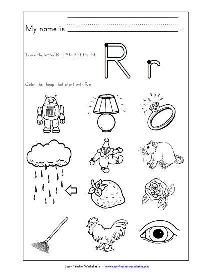 Words that Start with R r