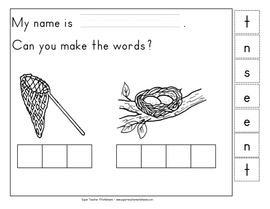 Build-a-Word: Net & Nest