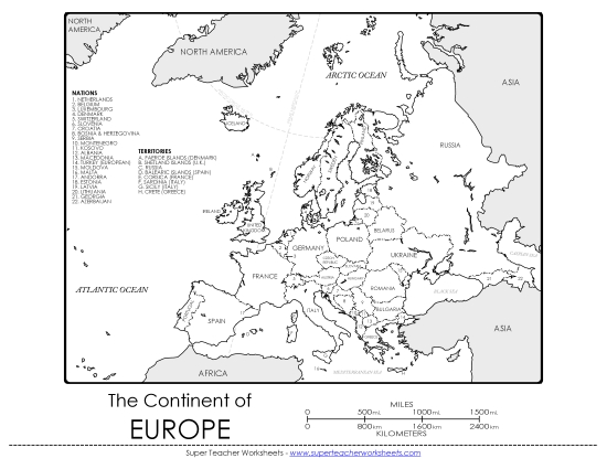 Europe Map