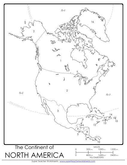 North America - Numbers