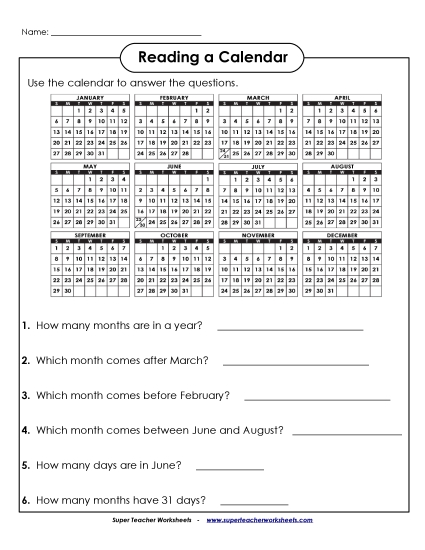 Yearly Calendar (Basic)