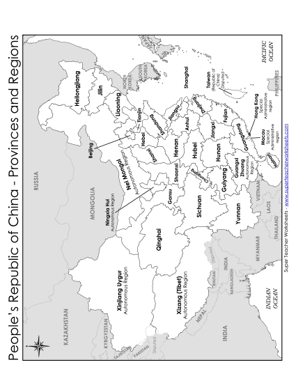 China Map (Provinces)
