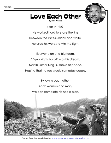 Love Each Other (Poem)