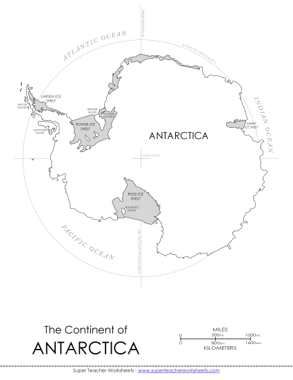 Antarctica Map
