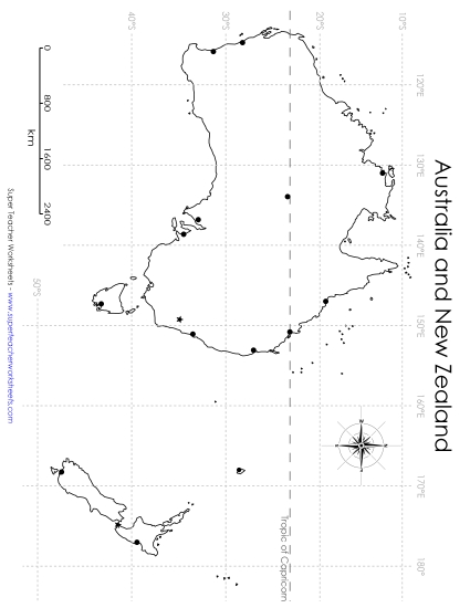 Australia - Latitude & Longitude 2