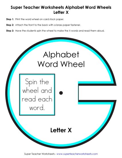 X -Â Word Wheel
