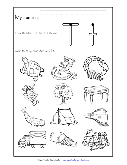 Words that Start with T t