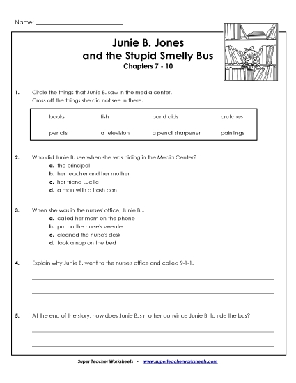 Questions for Chapters 7-10