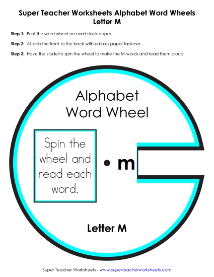 M - Word Wheel
