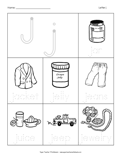 Words that Start with J j