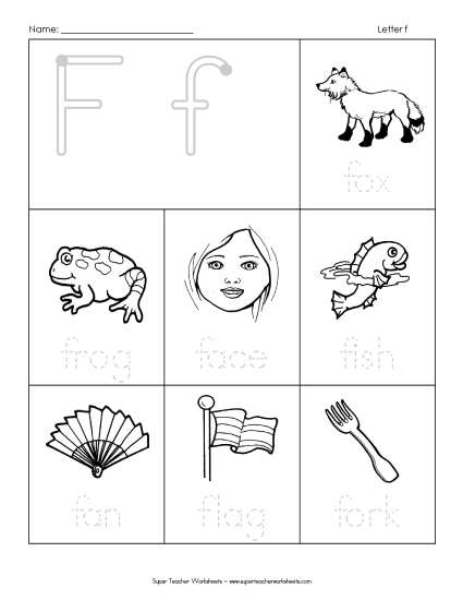 Words that Start with F f