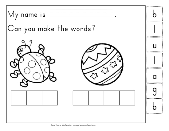 Build-a-Word: Bug & Ball