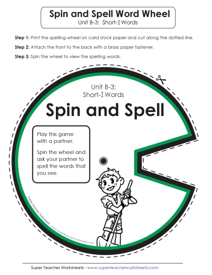 Spin and Spell (B-3)