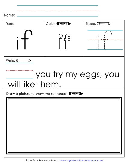 Worksheet 3: If