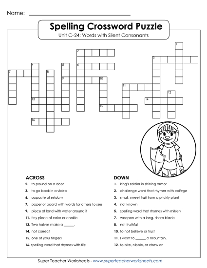 Crossword Puzzle (C-24)