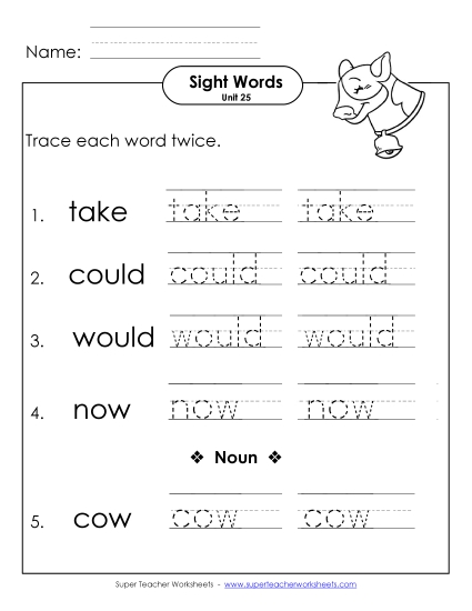 Trace Twice (Unit 25)