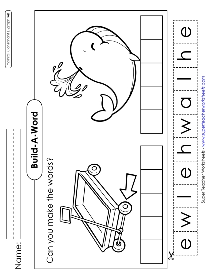 Build-A-Word: Wheel and Whale