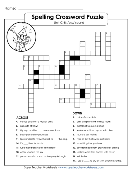 Crossword Puzzle (C-8)