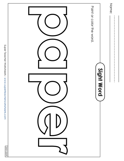 Paint or Color: Paper